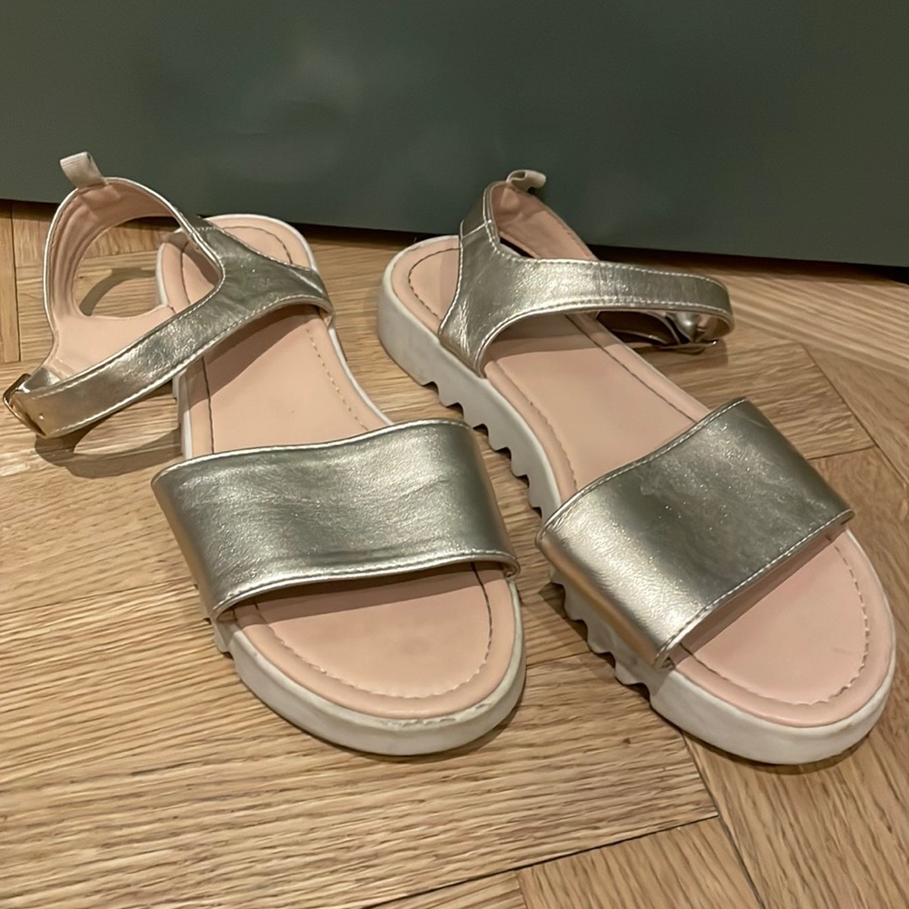 Gold H&M sandals